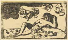 Te Arii Vahine (Lady of Royal Blood), in or after 1895. Creator: Paul Gauguin