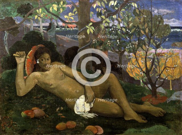 Te Arii Vahine ('Woman of Royal Blood', 'The Queen', 'The King's Wife')', 1896. Artist: Paul Gauguin