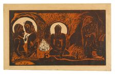 Te atua (The God), from the Noa Noa Suite, 1894. Creator: Paul Gauguin