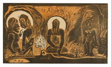 Te atua (The God), from the Noa Noa Suite, 1894. Creator: Paul Gauguin