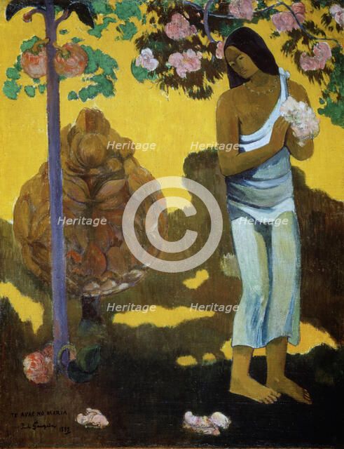'Te Avae No Maria (The Month of Mary)', 1899. Artist: Paul Gauguin