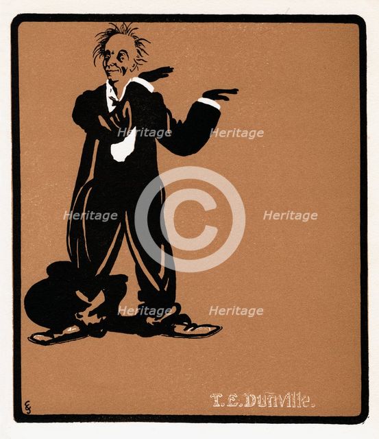 TE Dunville (1868-1924), English singer and comedian, late 19th century. Artist: Unknown