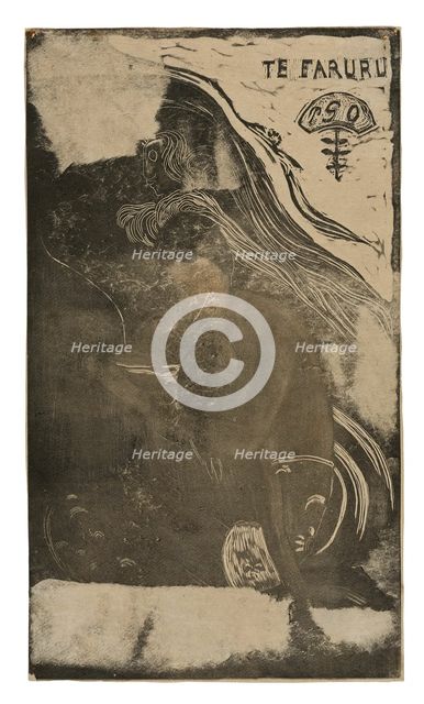 Te faruru (Here We Make Love), from the Noa Noa Suite, 1893–94. Creator: Paul Gauguin.