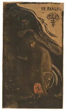 Te faruru (Here We Make Love), from the Noa Noa Suite, 1893/94. Creator: Paul Gauguin