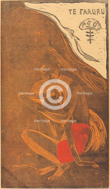 Te Faruru (They are Making Love Here), 1894/1895. Creator: Paul Gauguin.