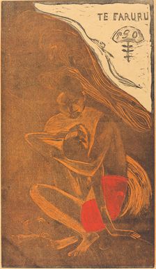 Te Faruru (They are Making Love Here), 1894/1895. Creator: Paul Gauguin