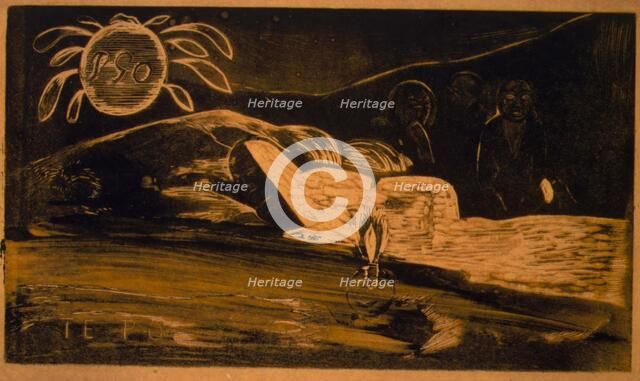Te Po, 1893-94., 1893-94. Creator: Paul Gauguin.