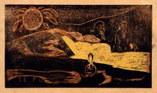 Te po. La grande nuit (From the Series Noa Noa) 1893-1894. Artist: Paul Gauguin