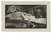 Te po (The Night), from the Noa Noa Suite, 1893–94, printed and published 1921. Creator: Paul Gauguin