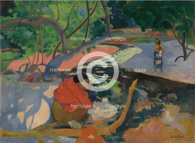 Te Poipoi (Morning), 1892. Artist: Gauguin, Paul Eugéne Henri (1848-1903)