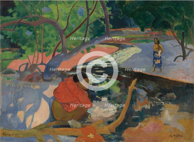 Te Poipoi (Morning), 1892. Artist: Gauguin, Paul Eugéne Henri (1848-1903)