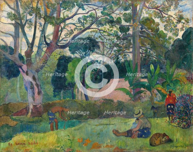 Te raau rahi (The Big Tree), 1891. Creator: Paul Gauguin.