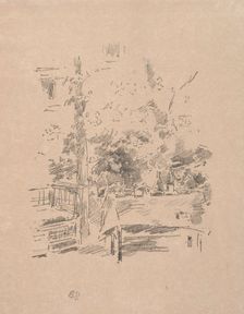 Tête-à-tête in the Garden, 1894. Creator: James McNeill Whistler (American, 1834-1903)