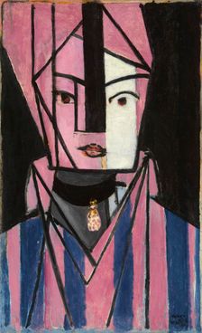 Tête blanche et rose, 1914-1915. Creator: Matisse, Henri (1869-1954)