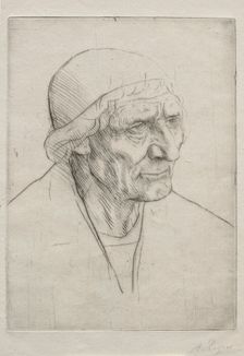 Tête de Bénédiction. Creator: Alphonse Legros (French, 1837-1911)