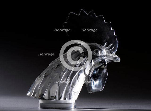 Tete de Coq Lalique mascot. Creator: Unknown.
