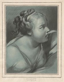 Tête de Putiphar (Head of Potiphar's Wife), 1773. Creator: Louis Marin Bonnet