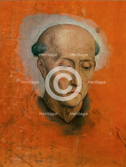 Tête de saint, 15th century. Creator: Memling; Hans (1433/40-1494).