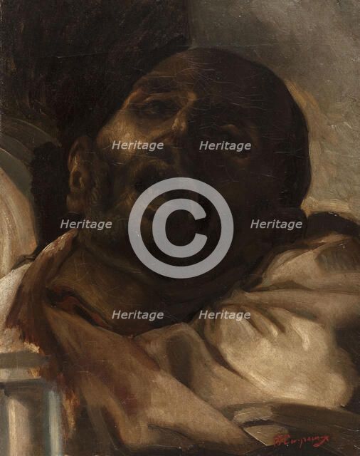 Tête de supplicié, c.1810. Creator: Jean-Baptiste Carpeaux.