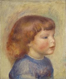 Tête d'enfant (Head of a child), c. 1906. Creator: Renoir, Pierre Auguste (1841-1919)
