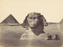 Tête du Sphynx, ca. 1860. Creator: Wilhelm Hammerschmidt