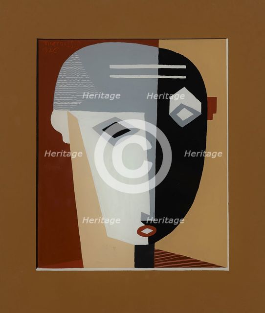 Tête (Head), 1926. Creator: Marcoussis, Louis (1883-1941).