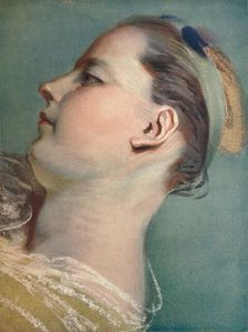 Tete Penchee c1752. Artist: Maurice-Quentin de La Tour