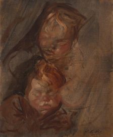 Têtes d'enfants, 1896. Creator: Jacques Emile Blanche