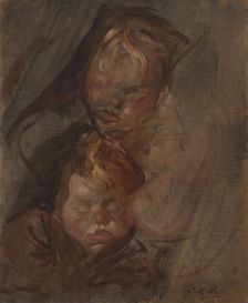 Têtes d'enfants, 1896. Creator: Jacques Emile Blanche