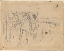 Tethered, 1864. Creator: Winslow Homer