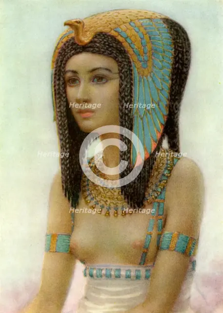 Tetisheri, Ancient Egyptian queen of the 17th dynasty, 16th century BC (1926).  Artist: Winifred Mabel Brunton