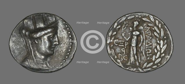 Tetradrachm (Coin) Depicting Tyche, 95-94 BCE. Creator: Unknown.