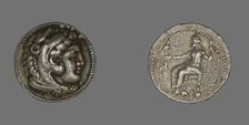 Tetradrachm (Coin) Portraying Alexander the Great, 336-323 BCE. Creator: Unknown