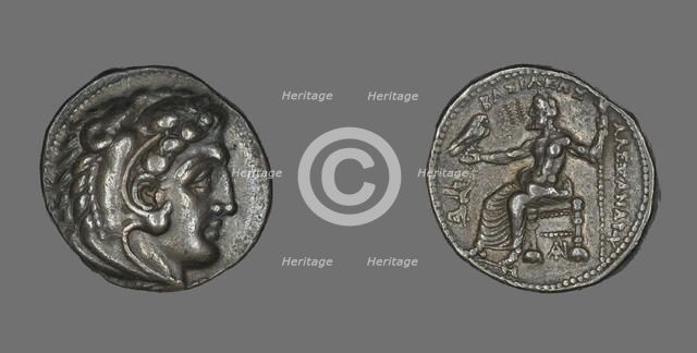 Tetradrachm (Coin) Portraying Alexander the Great, 336-323 BCE. Creator: Unknown.