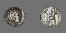 Tetradrachm (Coin) Portraying Alexander the Great, 336-323 BCE. Creator: Unknown