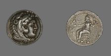 Tetradrachm (Coin) Portraying Alexander the Great, 336-323 BCE. Creator: Unknown