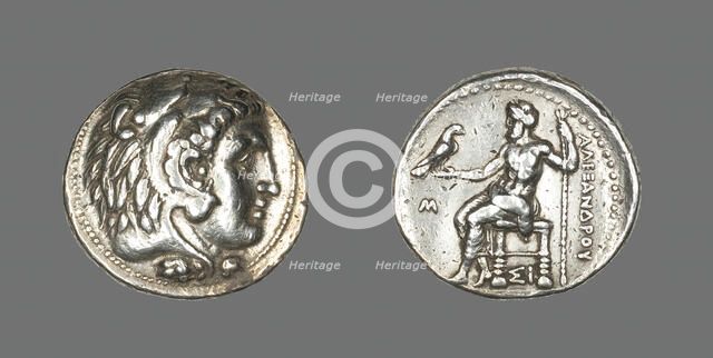 Tetradrachm (Coin) Portraying Alexander the Great, 336-323 BCE. Creator: Unknown.