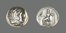 Tetradrachm (Coin) Portraying Alexander the Great, 336-323 BCE. Creator: Unknown
