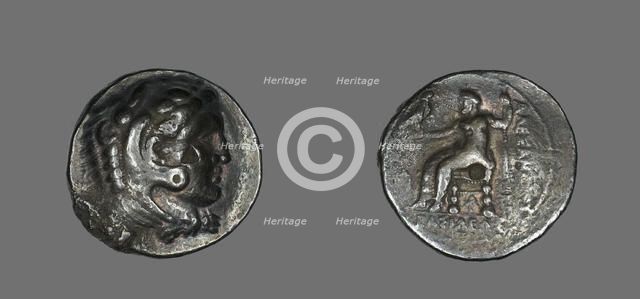 Tetradrachm (Coin) Portraying Alexander the Great, 356-323 BCE. Creator: Unknown.