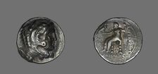 Tetradrachm (Coin) Portraying Alexander the Great, 356-323 BCE. Creator: Unknown