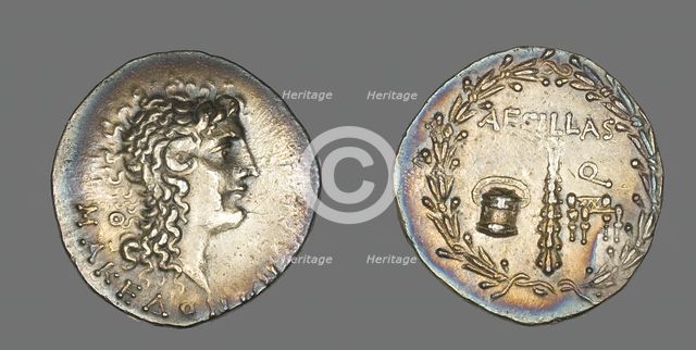 Tetradrachm (Coin) Portraying Alexander the Great, 92-88 BCE. Creator: Unknown.