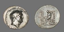 Tetradrachm (Coin) Portraying Demetrios I Soter, 162-150 BCE, Reign of Demetrios I Soter. Creator: Unknown