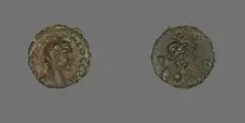 Tetradrachm (Coin) Portraying Emperor Claudius II Gothicus, 268-269. Creator: Unknown