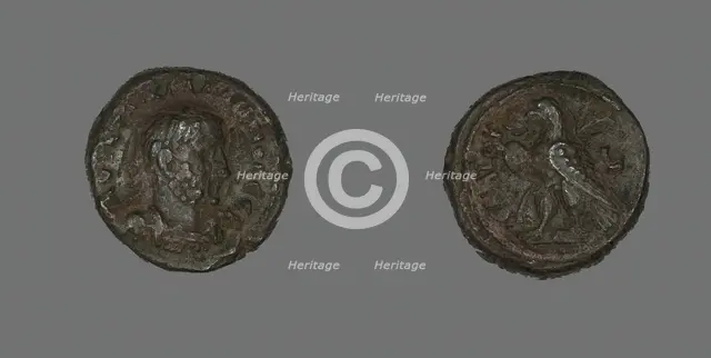 Tetradrachm (Coin) Portraying Emperor Gallienus, 253-268. Creator: Unknown.