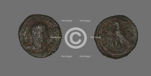 Tetradrachm (Coin) Portraying Emperor Gallienus, 253-268. Creator: Unknown.