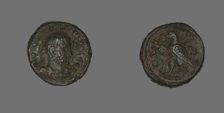 Tetradrachm (Coin) Portraying Emperor Gallienus, 253-268. Creator: Unknown