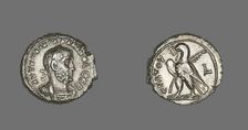 Tetradrachm (Coin) Portraying Emperor Gallienus, 261-262. Creator: Unknown