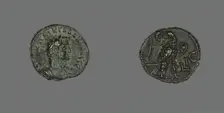 Tetradrachm (Coin) Portraying Emperor Gallienus, 267-268. Creator: Unknown