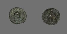 Tetradrachm (Coin) Portraying Emperor Gallienus, 267-268. Creator: Unknown