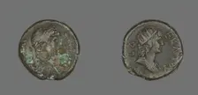 Tetradrachm (Coin) Portraying Emperor Hadrian, 117-138. Creator: Unknown